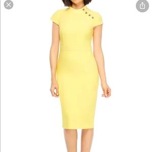 Beautiful Brand New Never Worn Maggie London Lemon Zest Dress